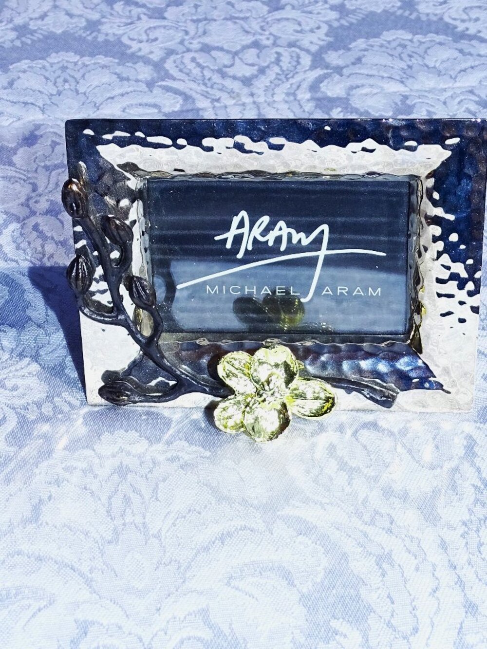 Michael Aram Miniature Silver Picture Fame 4 1/8" x 3 1/4" Never Used